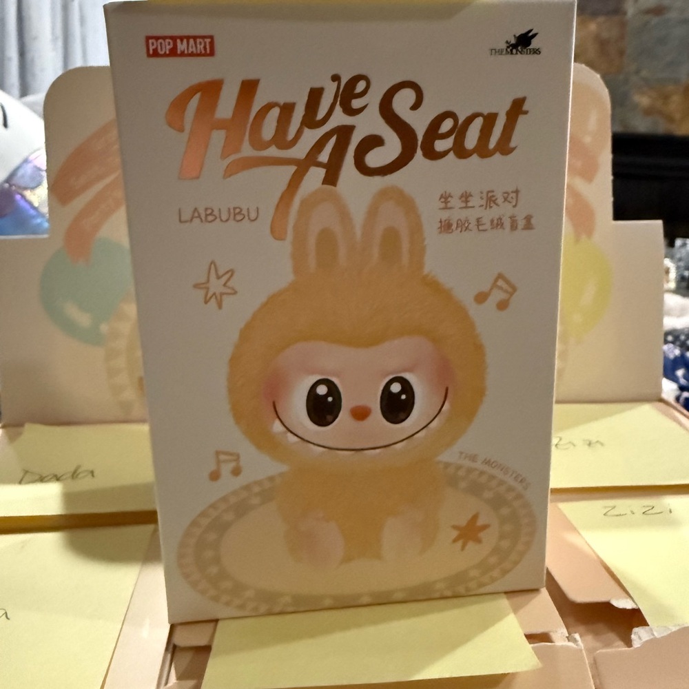 Authentic Labubu V2 Have a Seat.  Confirmed Baba.